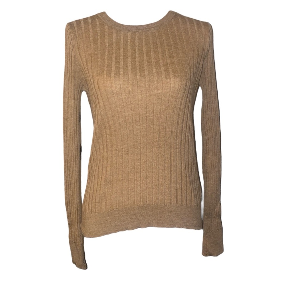 J. Crew Tippi Merino Wool Sweater Ribbed Womens Large - Flaw
